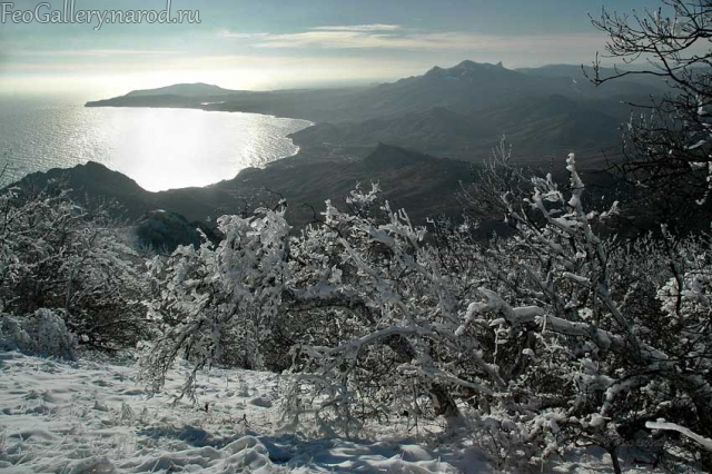 Фото Крым. Вид на горный массив Эчки-Даг