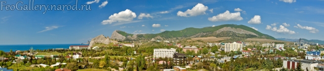 Фото Крым. Панорама города Судака