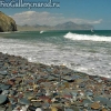 Фото Крым. Вид на Карадаг с галечного пляжа