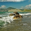 Фото Крым. Вид на Тихую бухту, мыс Хамелеон и Карадаг