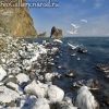 Фото Крым. Вид с обледевшего побережья Пограничной бухты