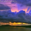 Закат. Вид на полуостров Меганом